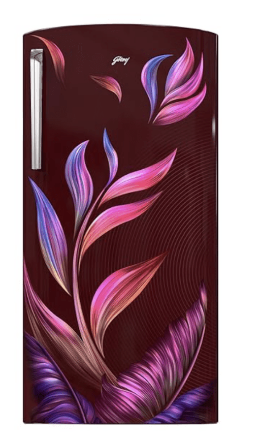 Godrej 180 L 3 Star Direct Cool Turbo Cooling Technology With Upto 24 Days farm Freshness Single Door Refrigerator (RD EMARVEL 207C THF FU WN, Fusion Wine)